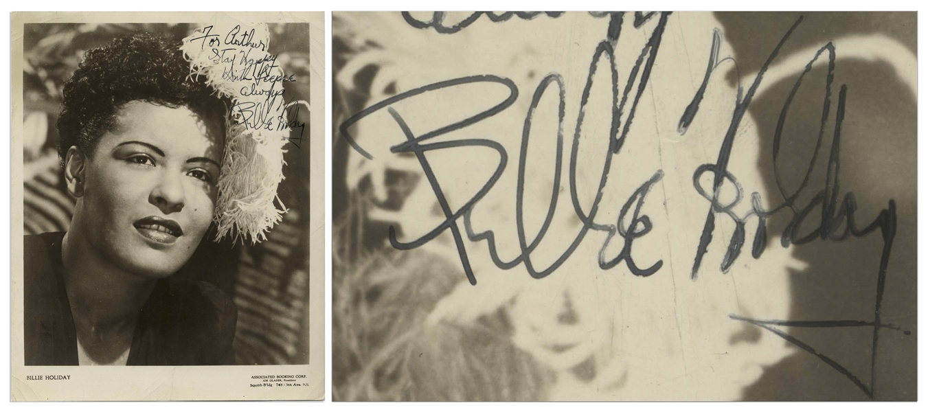 Billie Holiday 8'' x 10'' Signed Photo